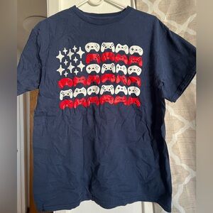 Hybrid Apparel Navy Youth Graphic Tee